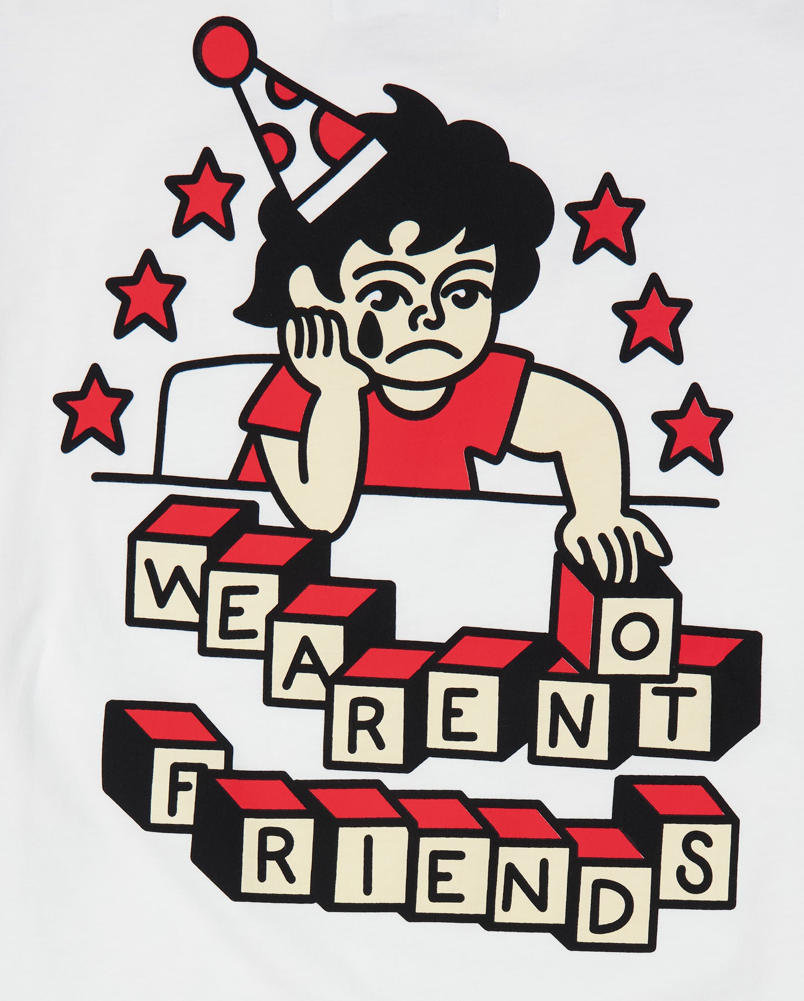 Camiseta We Are Not Friends WANF Borja Silgado Hombre WANFSS26-11
