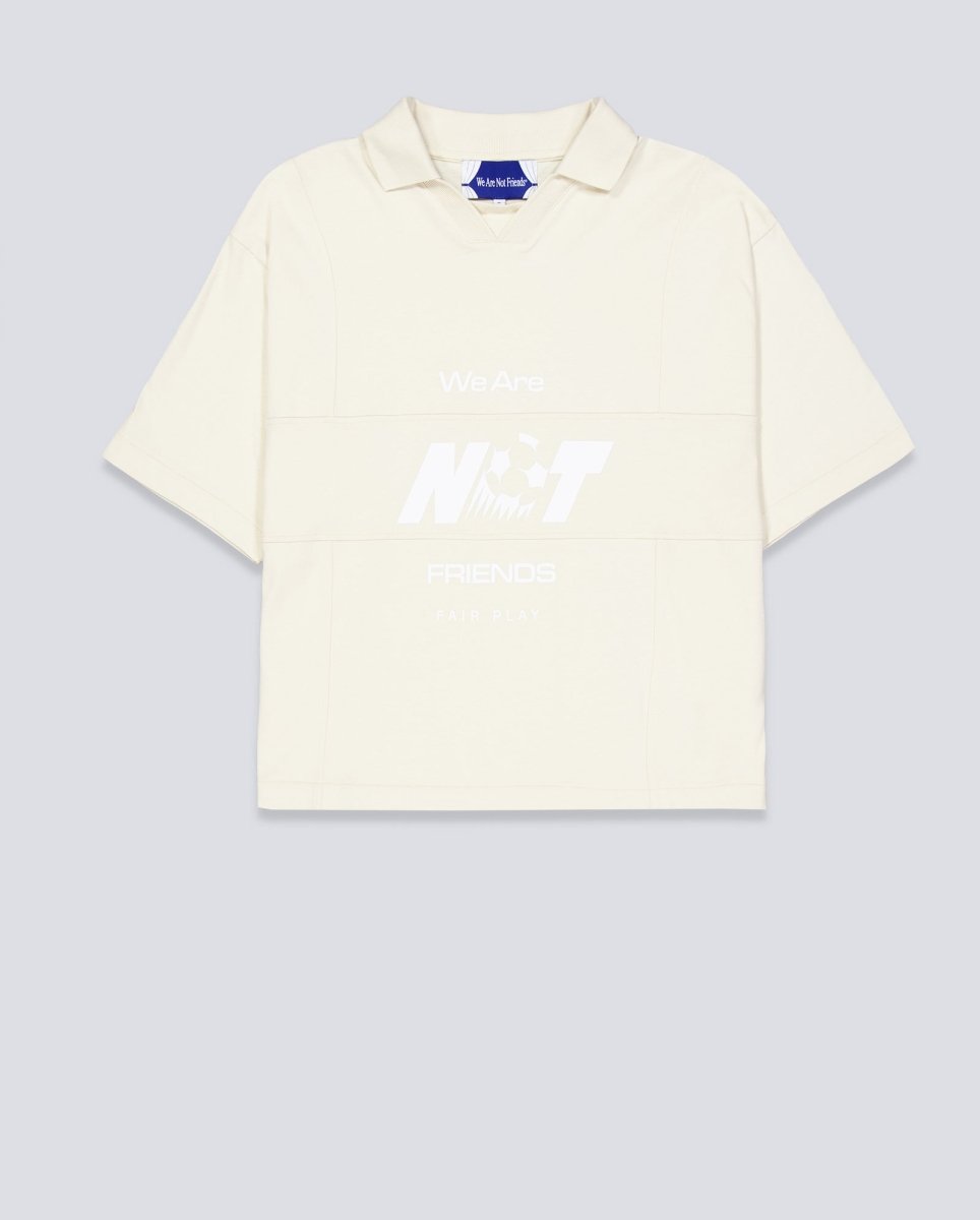 Camiseta We Are Not Friends World Play Cup Beige Unisex WANFSS26-09