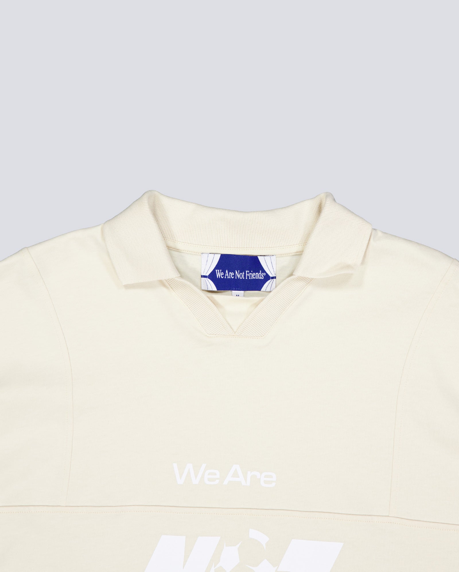 Camiseta We Are Not Friends World Play Cup Beige Unisex WANFSS26-09