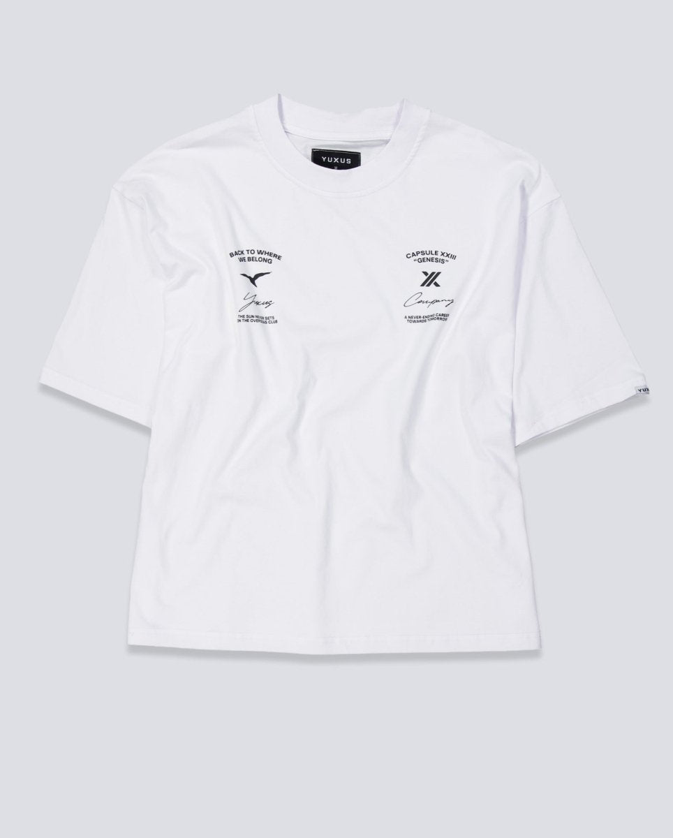 Camiseta Yuxus Bone Genesis Blanco Unisex 01-26-GENESIS-T