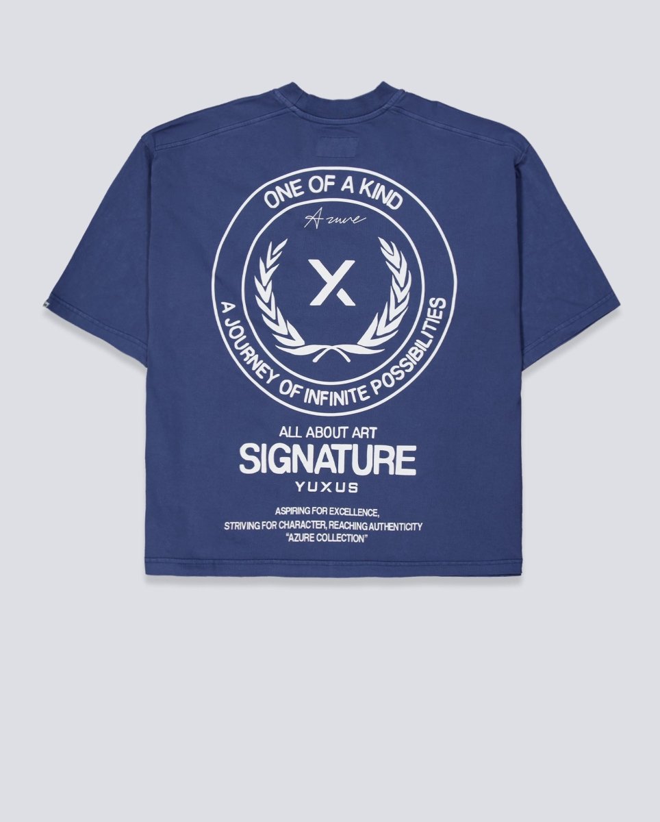 Camiseta Yuxus Deepsea Azul Unisex 03-26-AZURE-TEE