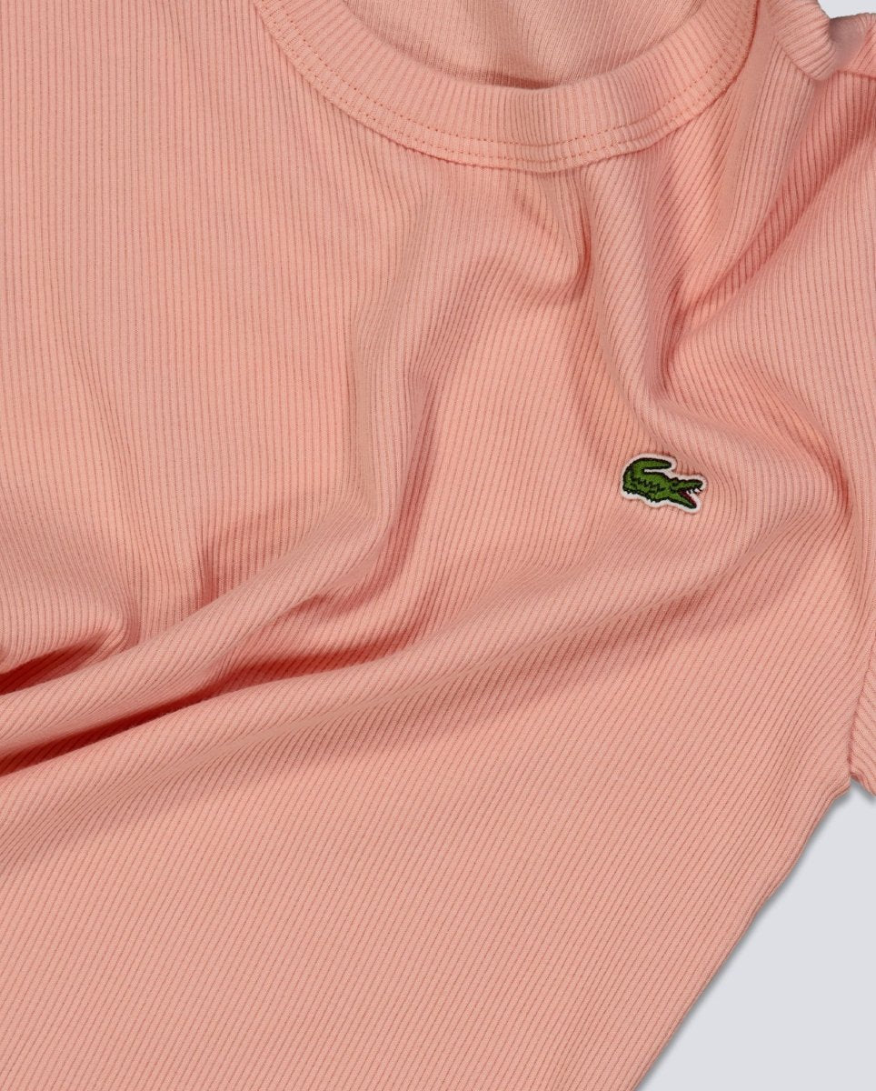 CamisetaLacoste Basic Short Sleeve T-Shirt Rosa Mujer TF5538-UI2