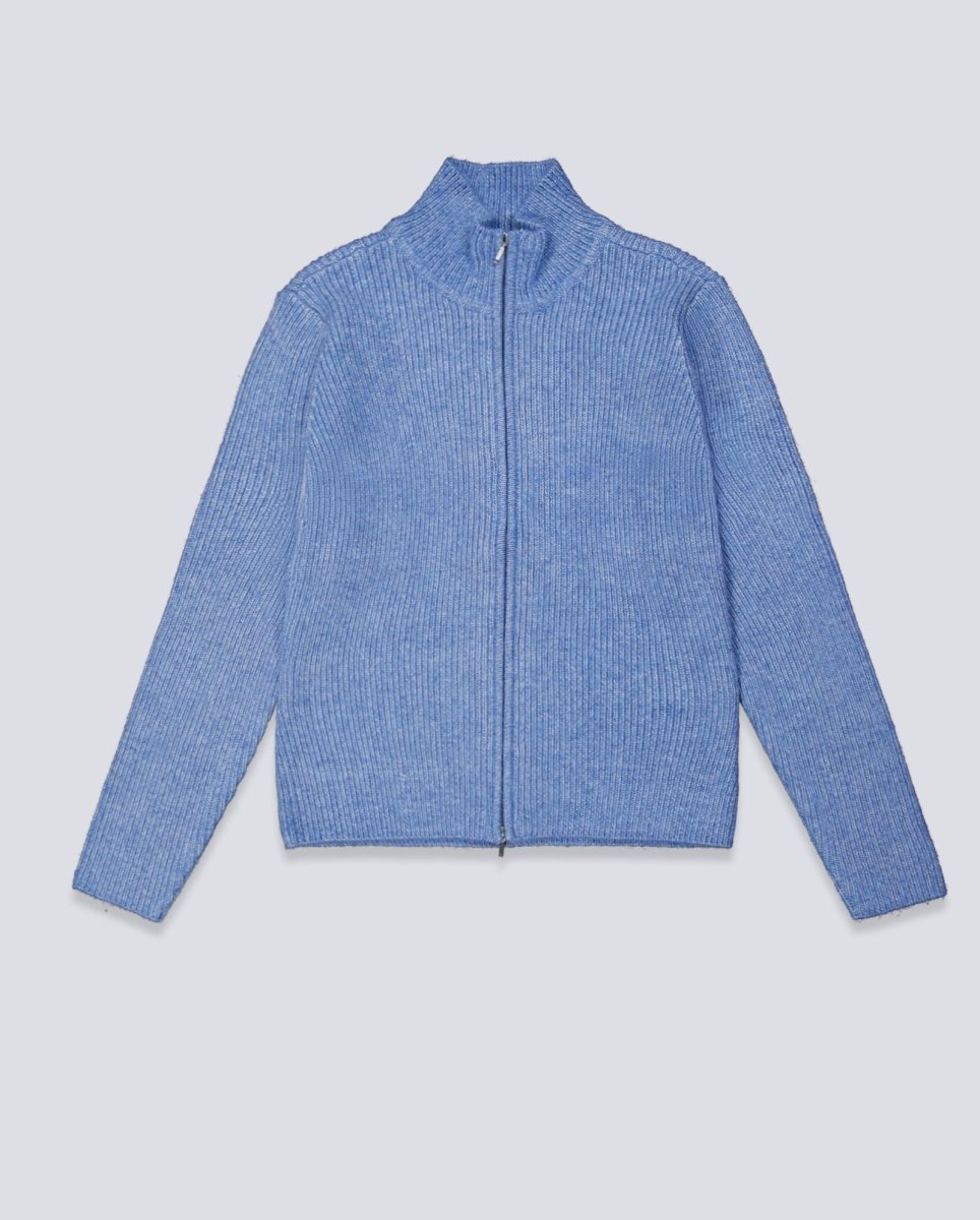 Cárdigan Obey Ciel 2Way Zip Azul Mujer 251010082