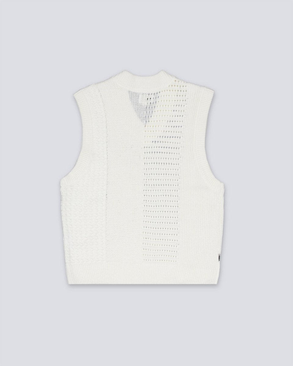 Chaleco Obey Garrett Sweater Beige Hombre 151000097-CRM