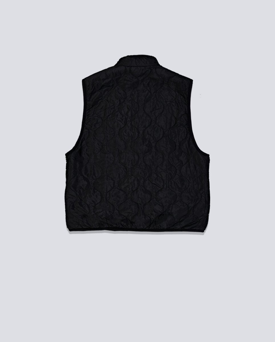 Chaleco Pleasures Feliz Reversible Vest Camuflaje Y Negro Hombre
