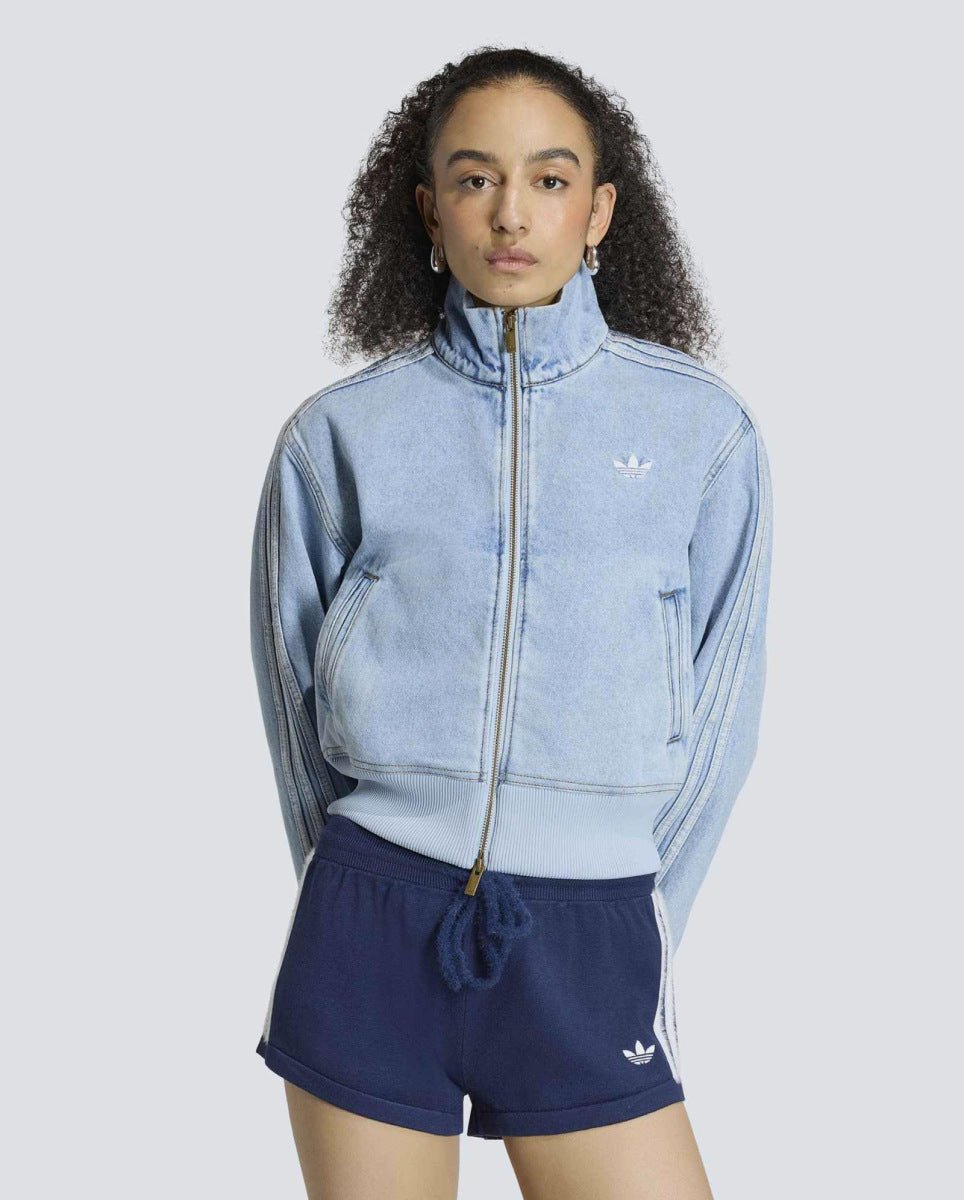 Chaqueta Adidas Firebird Denim Azul Claro Mujer KQ6492