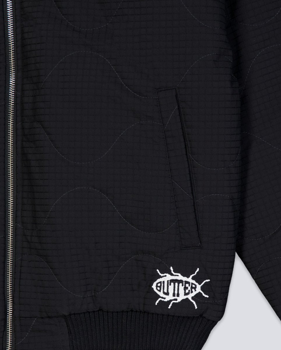 Chaqueta Butter Goods Roach Bomber Negro Hombre BGQ3254402