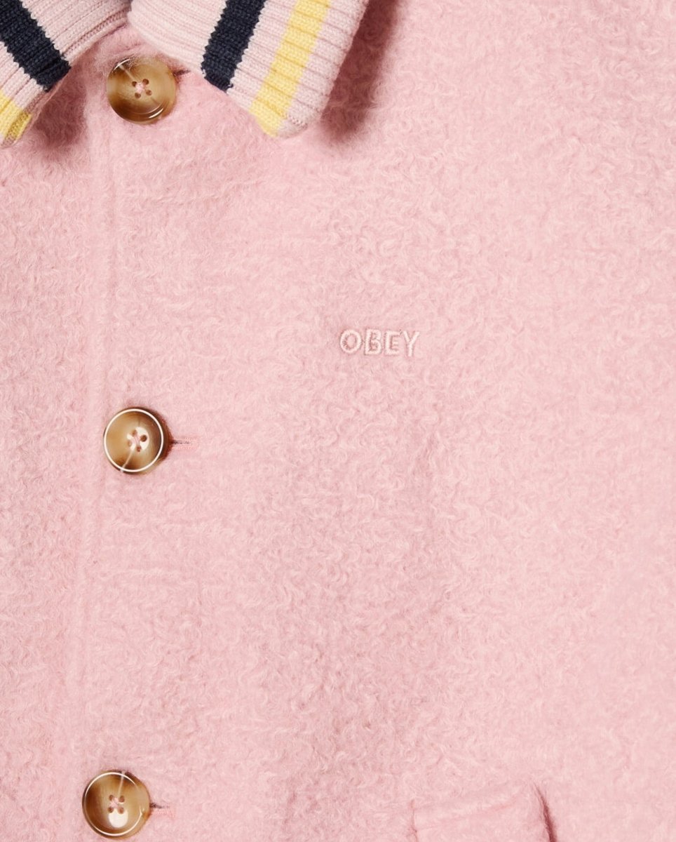 Chaqueta Obey Arden Blouson Rosa Unisex 121800603-PLL