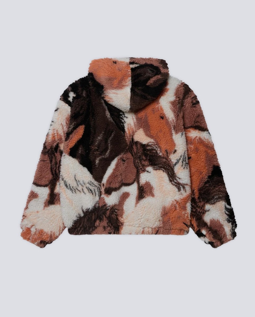 Chaqueta Obey Horses Sherpa Jacket Marrón Unisex 121800610-BWM