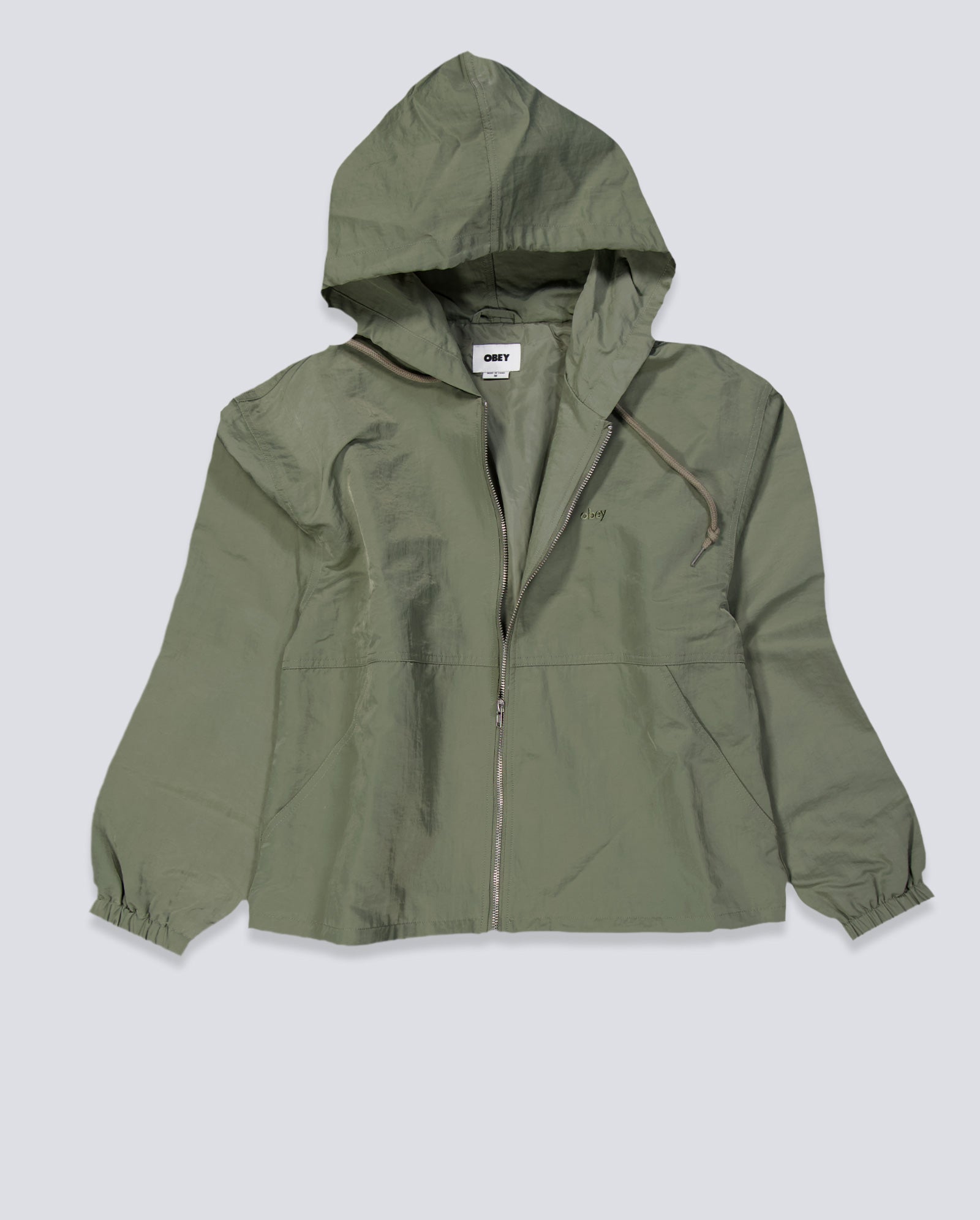 Chaqueta Obey Lula Boxi Verde Mujer 221800443-SAG