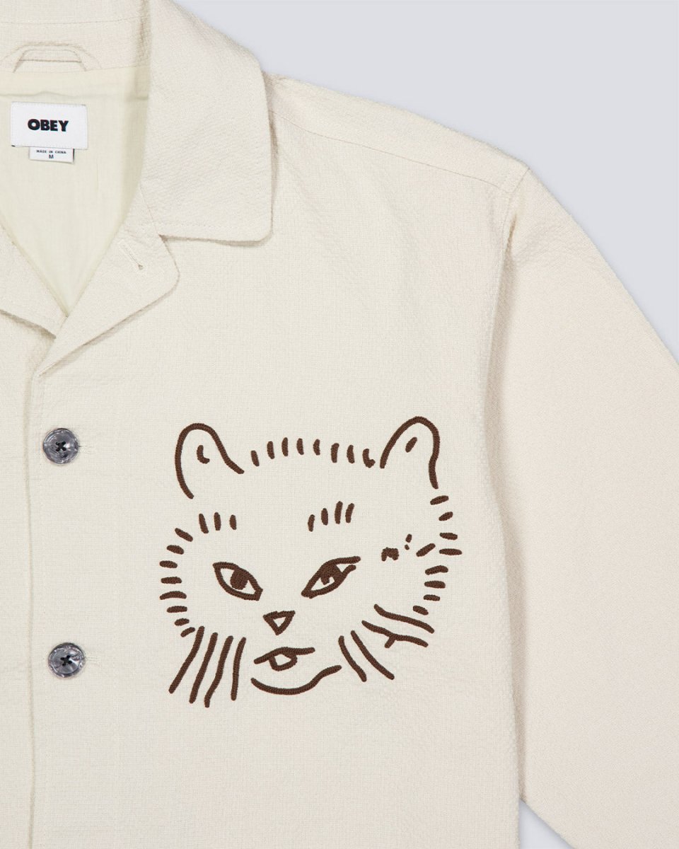 Chaqueta Obey Vesta Beige Unisex 121160065-ERT