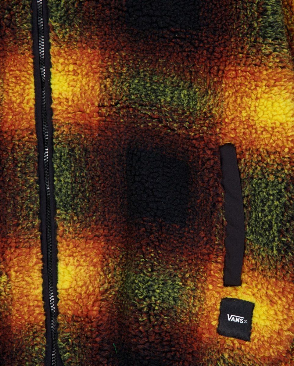 Chaqueta Vans Heights Sherpa Naranja Y Marrón Unisex VN000PTBF0W1