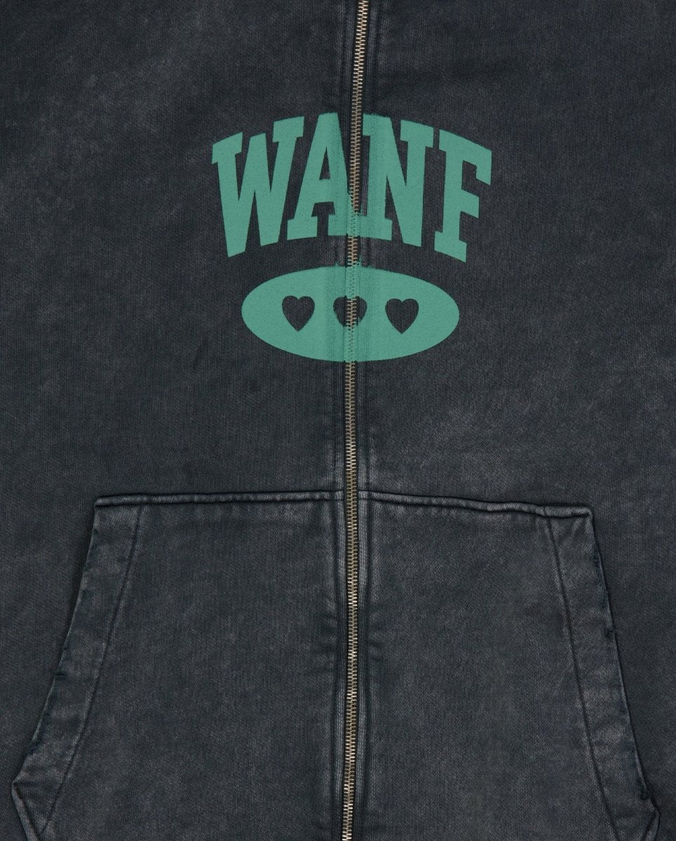 Chaqueta We Are Not Friends School Boxy Gris Unisex WANFFW25-25