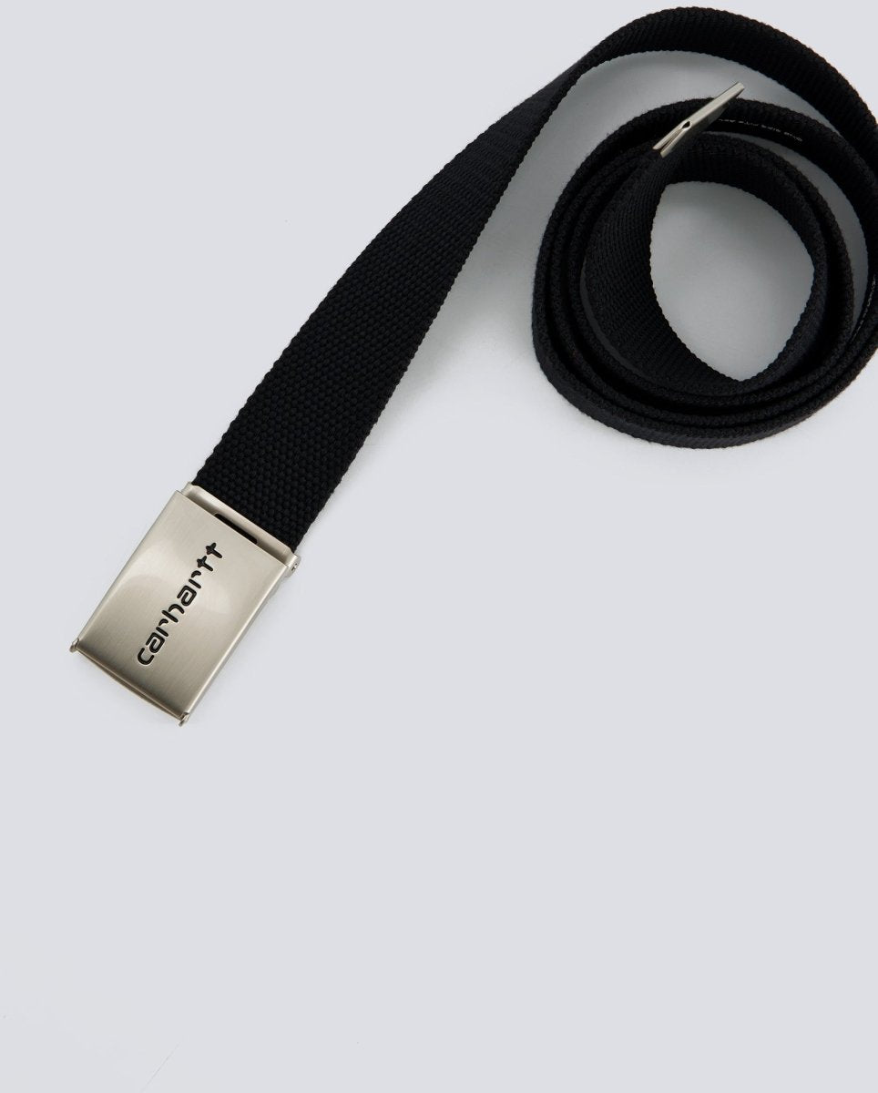 Cinturón Carhartt Wip Clip Belt Negro Unisex I019176-89XX