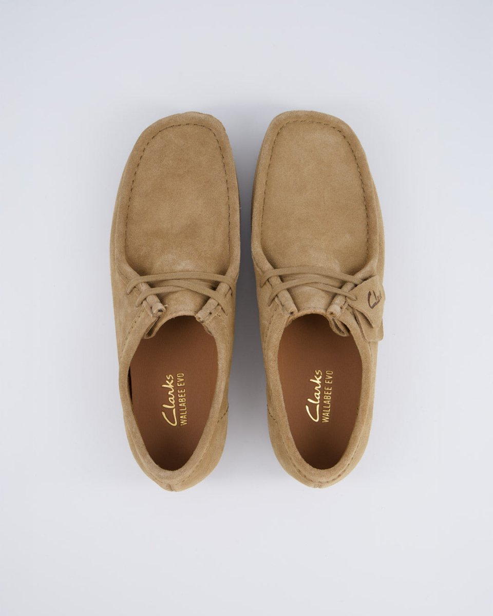 Clarks Wallabee Evo Marróm Hombre 26172821 zapatos