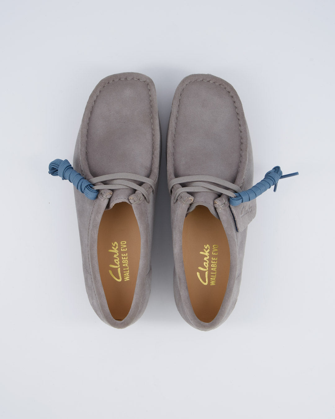 Clarks Wallabee Evo Suede Gris Oscuro Mujer Zapatos