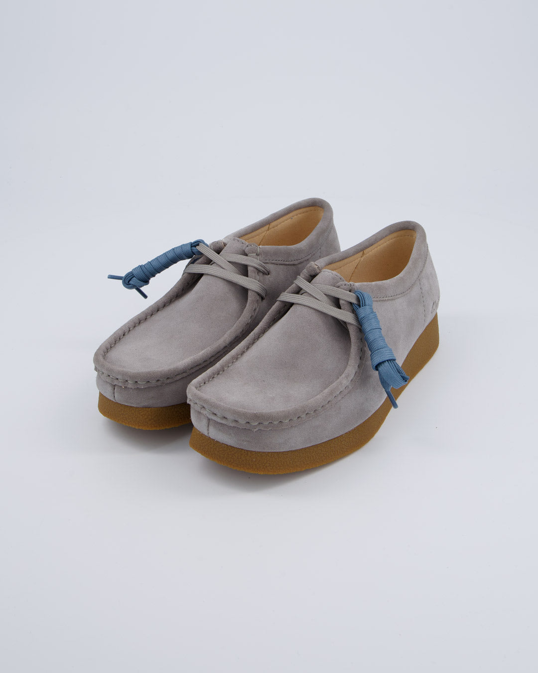 Clarks Wallabee Evo Suede Gris Oscuro Mujer Zapatos