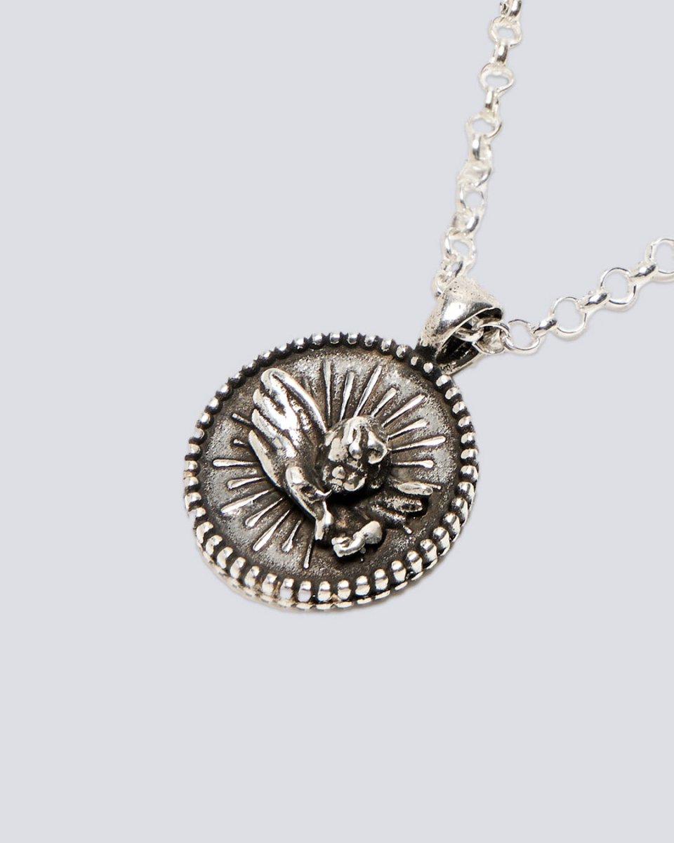 Collar Twojeys Angel Plateado Unisex 106701001 joyas