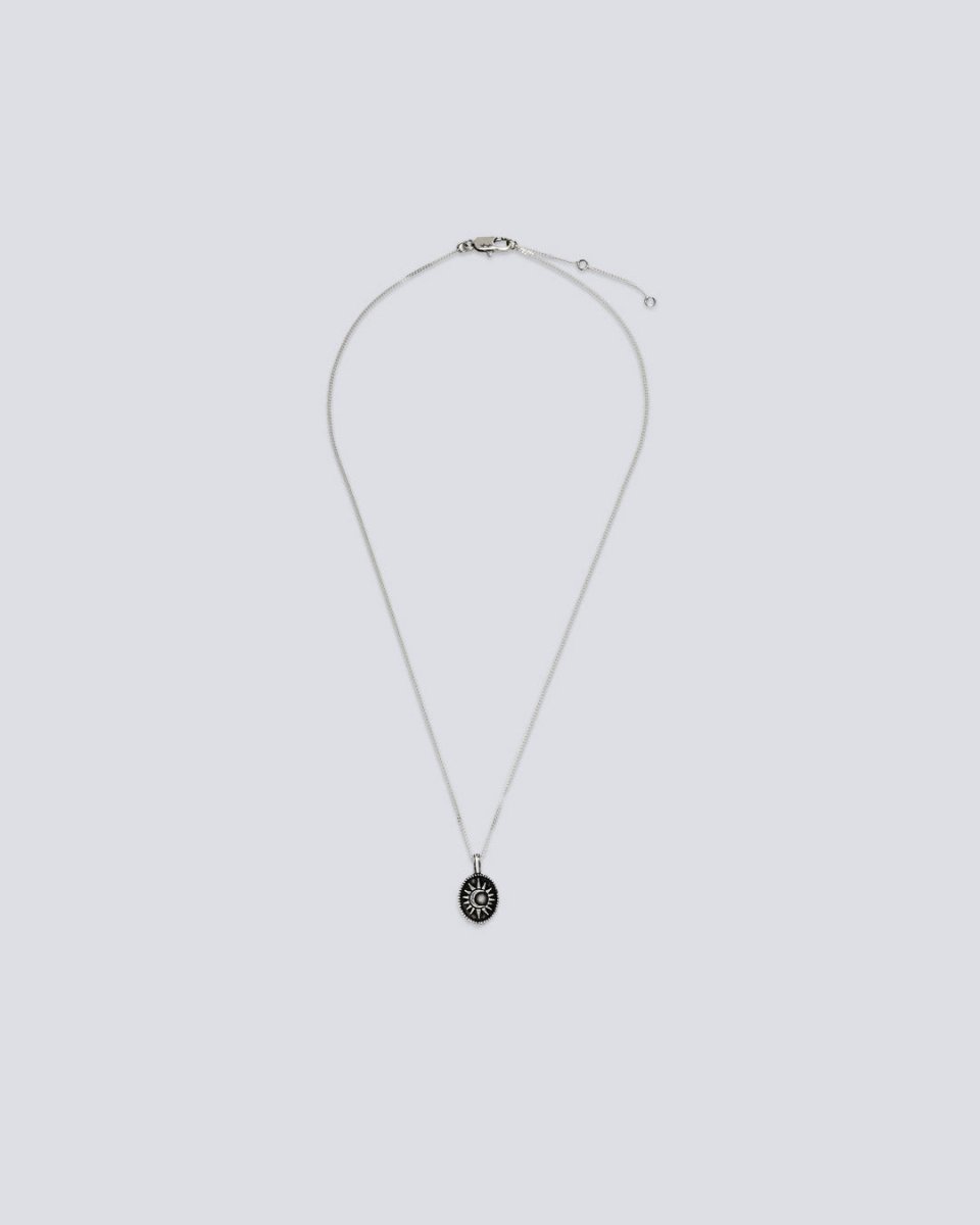 Collar Twojeys Midnight Plateado Unisex 104101001 joyas