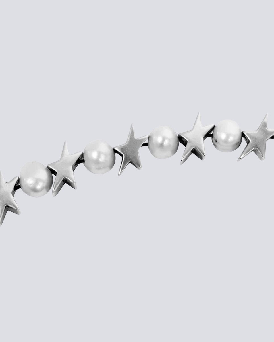 Collar Twojeys Pearls Between Icons Plateado 204705001