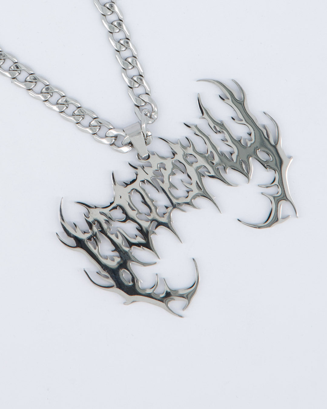 Collar Wasted Paris Dante Plateado Unisex joya