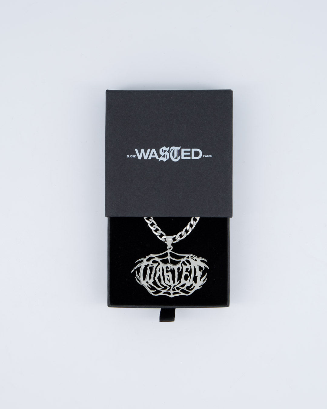 Collar Wasted Paris Prey Plateado Unisex joya