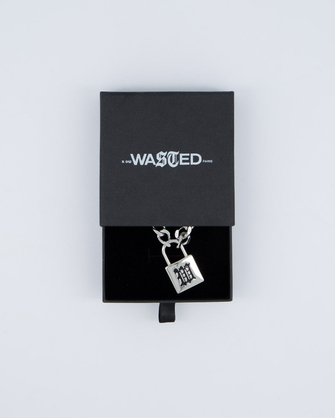 Collar Wasted Paris Vicious Plateado Unisex joya