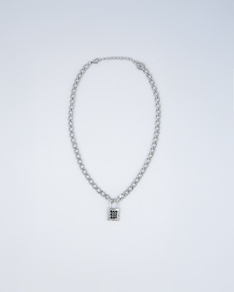 Collar Wasted Paris Vicious Plateado Unisex joya