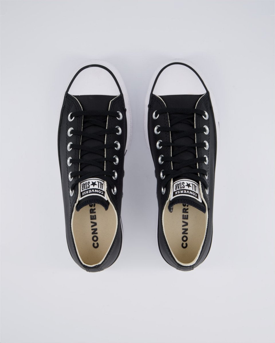 Converse All Star Lift Leather Low Negro Mujer zapatillas