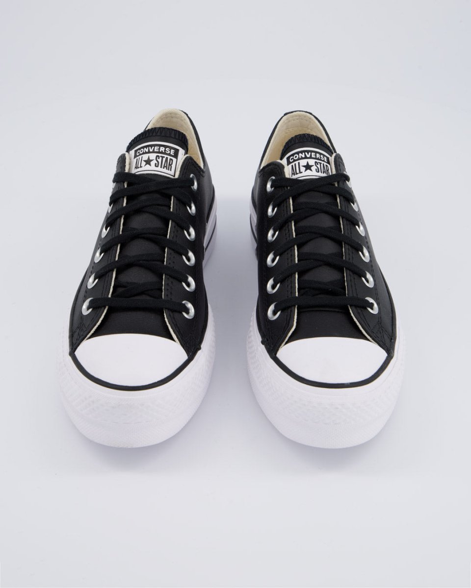 Converse All Star Lift Leather Low Negro Mujer zapatillas