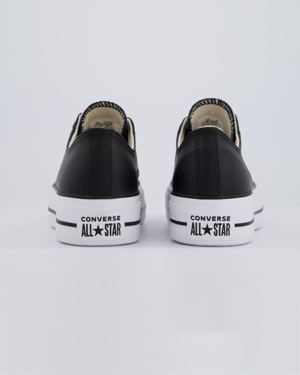 Converse All Star Lift Leather Low Negro Mujer zapatillas