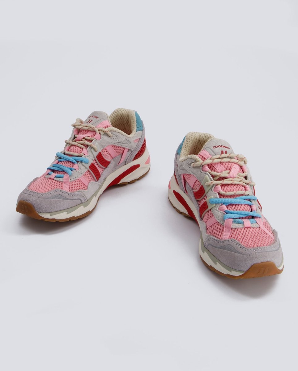 Coolway 2003 Rosa Y Rojo Mujer 2003 Zapatillas