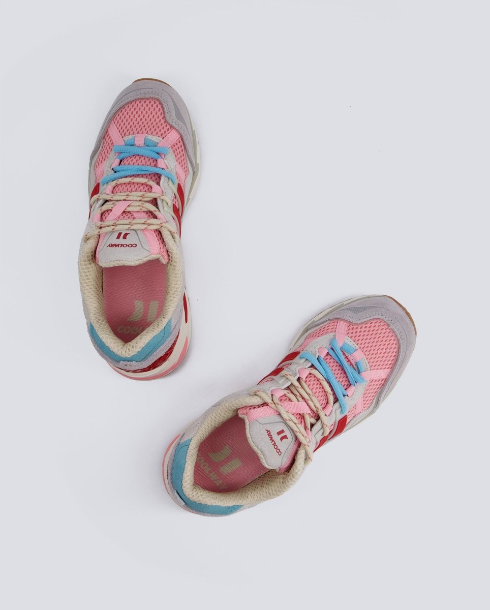 Coolway 2003 Rosa Y Rojo Mujer 2003 Zapatillas