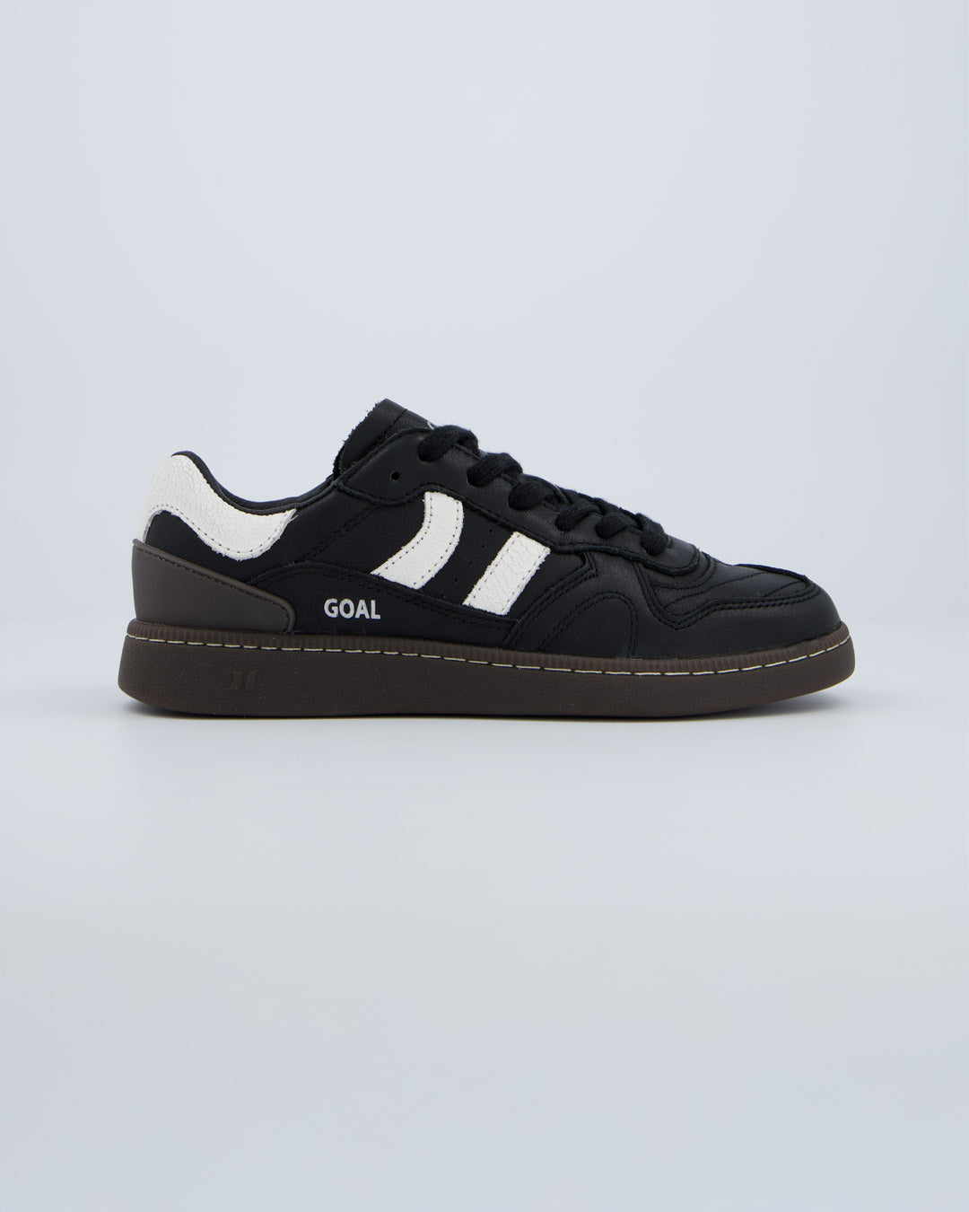 Coolway Goal Black Leather Hombre Zapatillas