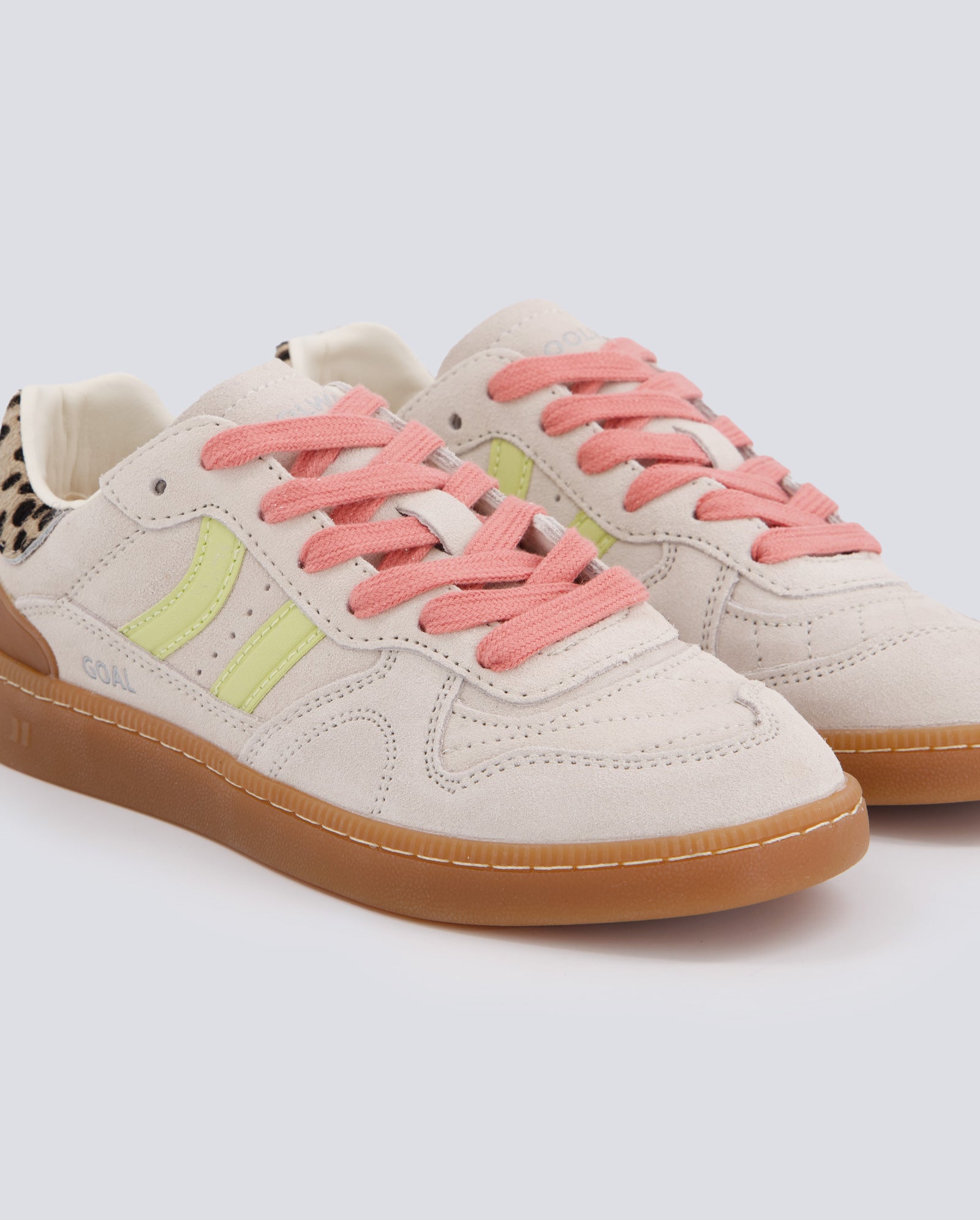 Coolway Goal Light Leopardo Rosa Mujer zapatillas