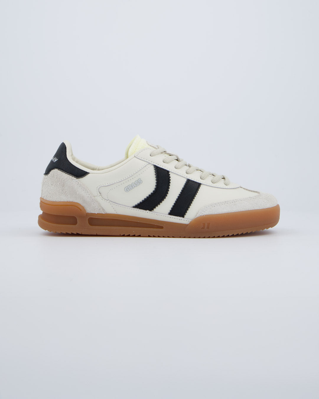 Coolway Grass Black Leather Hombre Zapatillas
