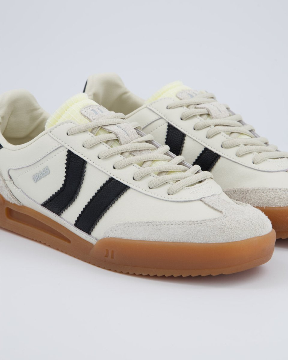 Coolway Grass Black Leather Mujer Zapatillas