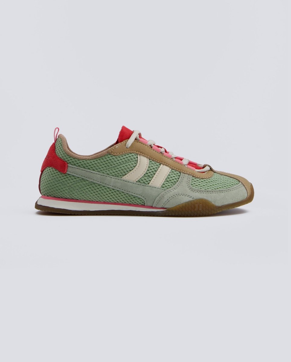Coolway Nilo Verde y Rojo Mujer NILO Zapatillas