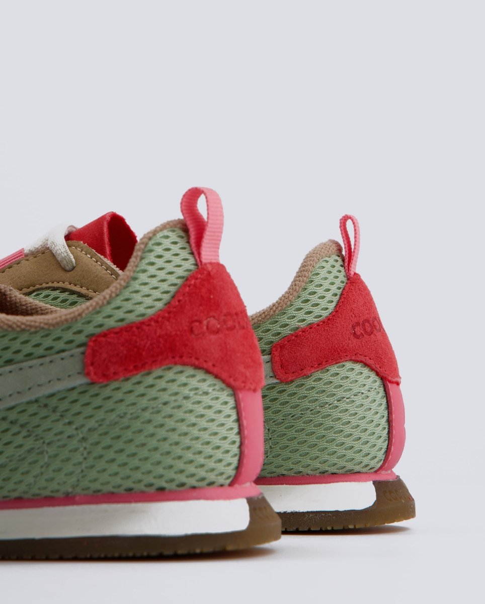 Coolway Nilo Verde y Rojo Mujer NILO Zapatillas