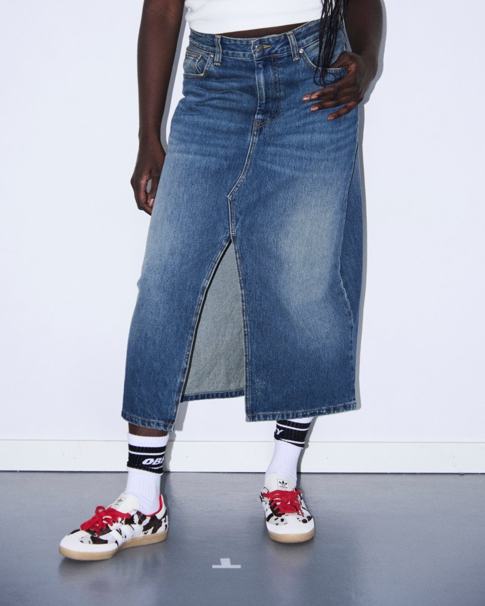 Falda Carhartt Wip Brandon Azul Mujer