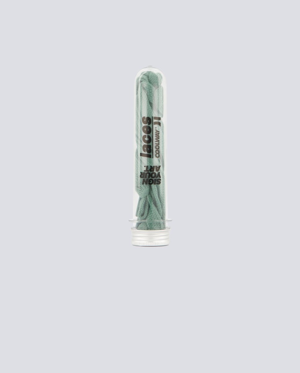 Cordones Coolway Flat Verde Esmeralda Unisex