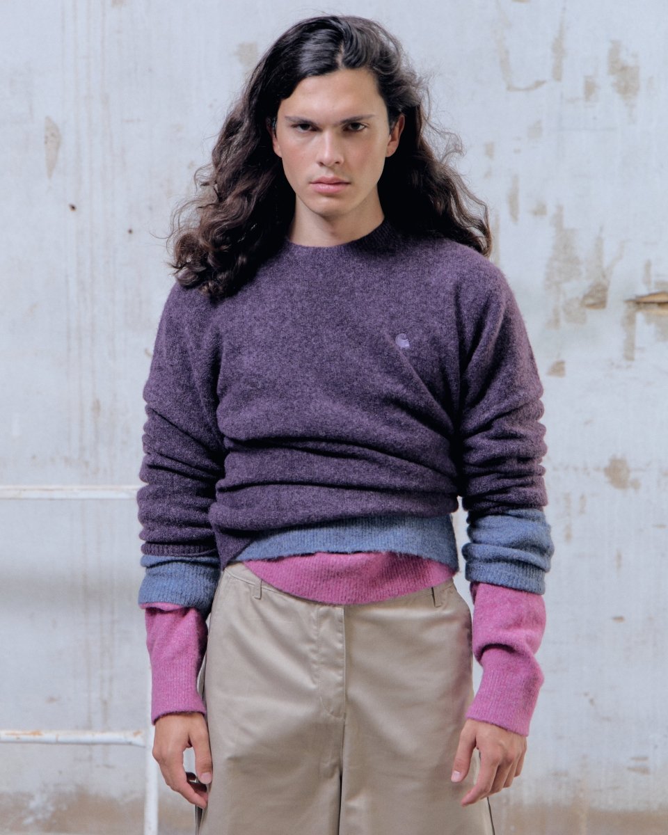Jersey Carhartt WIP Curtis Rosa Mujer