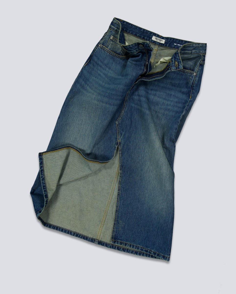 Falda Carhartt Wip Brandon Azul Mujer I036330-01B7