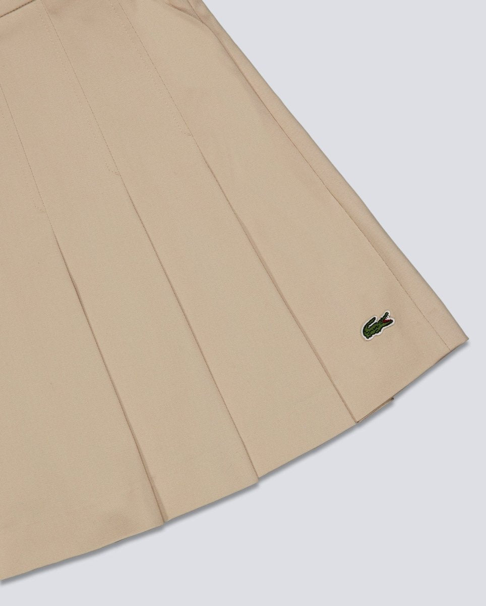 Falda Lacoste Jupe Beige Mujer JF8001-X6F