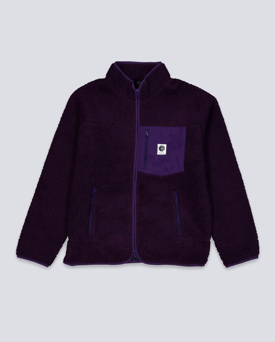 Forro Polar Polar Skate Co Kiki Morado Unisex POLARFW25-08 chaqueta
