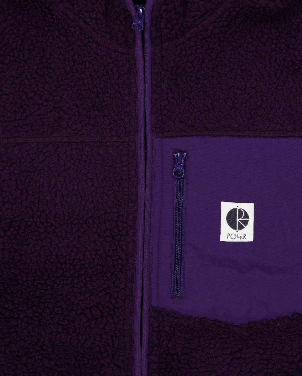 Forro Polar Polar Skate Co Kiki Morado Unisex POLARFW25-08 chaqueta