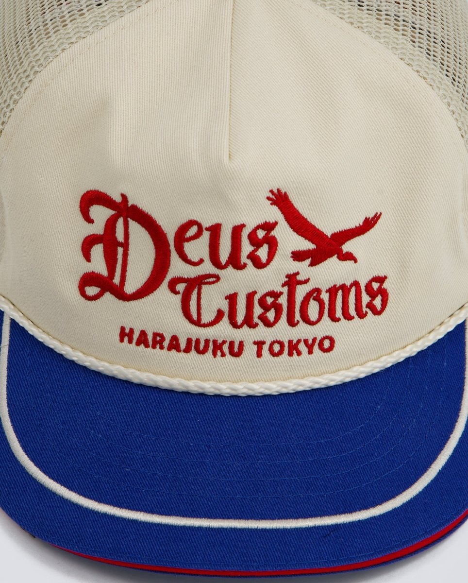 Gorra Deus Beep-Beep Trucker Azul y Blanca Unisex D261MHA335