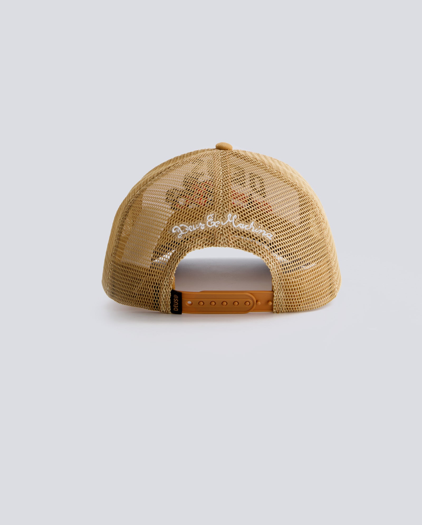 Gorra Deus Dogleg Trucker Azul y Blanca Unisex