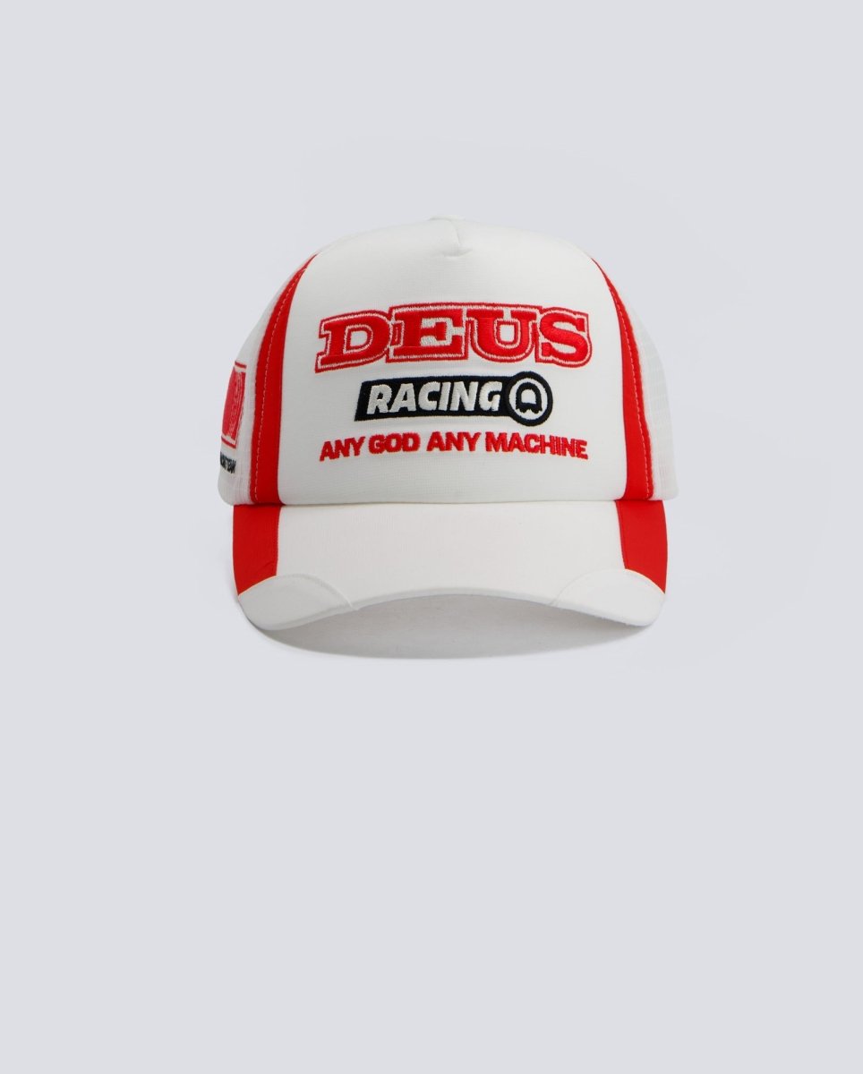 Gorra Deus MX Trucker Roja y Blanco Unisex D261MHA382-White