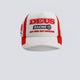 Gorra Deus MX Trucker Roja y Blanco Unisex
